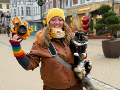 Фотопрогулка по новогоднему Зеленоградску «Кот на ёлке» – индивидуальная экскурсия