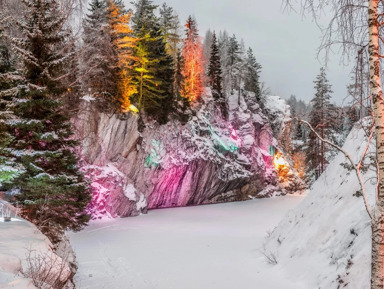 Карельские выходные 2. Рускеала и водопады – групповая экскурсия