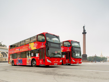 Обзорная экскурсия по Санкт-Петербургу на двухэтажном автобусе