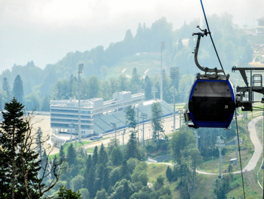 К вершинам! Курорт «Газпром» (билеты на канатку включены) и Роза Хутор – групповая экскурсия