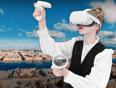VR-экскурсия 360°«Полет над Санкт-Петербургом»