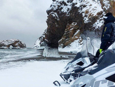 Снегоходная экскурсия. Мыс Великан