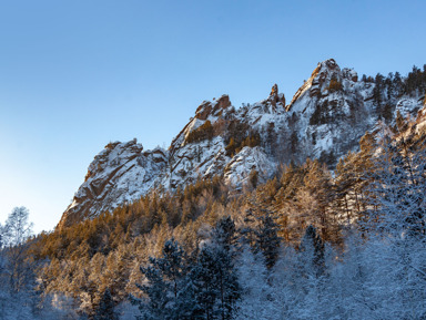 Групповая экскурсия на скалу Такмак (восточные Столбы)