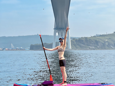 Прогулка на САП-досках по живописным бухтам Владивостока и острова Русский – групповая экскурсия