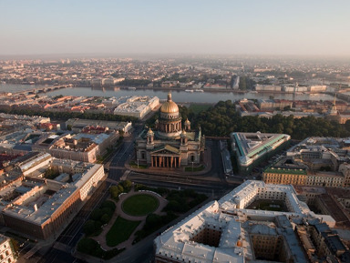 Полет над центром Санкт-Петербурга – индивидуальная экскурсия