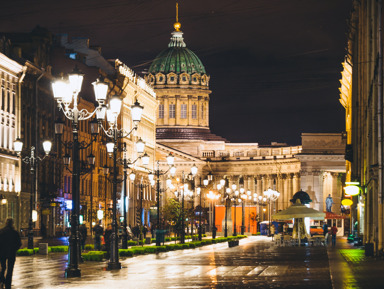 На автобусе по вечернему Петербургу – групповая экскурсия