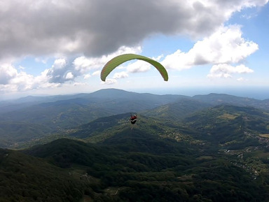 Полет на параплане в тандеме с инструктором в Сочи и Абхазии! – групповая экскурсия