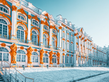 Большая экскурсия в Пушкин — два дворца: Екатерининский и Александровский 