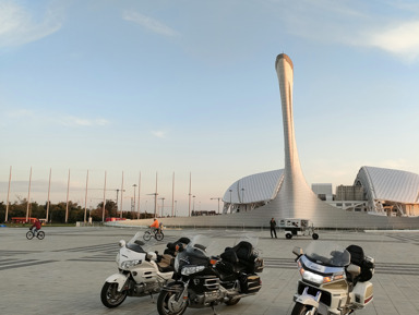 Олимпийский парк на круизном мотоцикле – индивидуальная экскурсия
