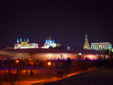 Вечерняя Казань: город в огнях подсветки – индивидуальная экскурсия