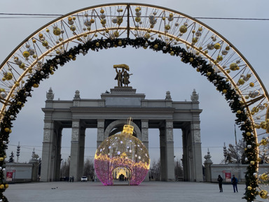 Зимние чудеса ВДНХ для взрослых и детей: групповая прогулка с гидом