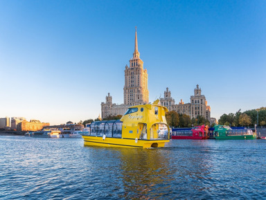 Речной трамвайчик Radisson от причала Гостиница «Украина» – групповая экскурсия