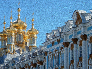 Пушкин (Царское Село): Екатерининский дворец парк и Янт. комната – групповая экскурсия