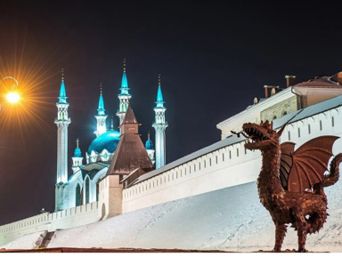 Новогодняя Казань: город в огнях подсветки – индивидуальная экскурсия
