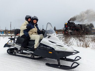 На снегоходах - по заснеженной Карелии. – индивидуальная экскурсия