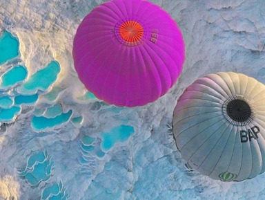 Памуккале на рассвете + воздушные шары из Кемера    – групповая экскурсия