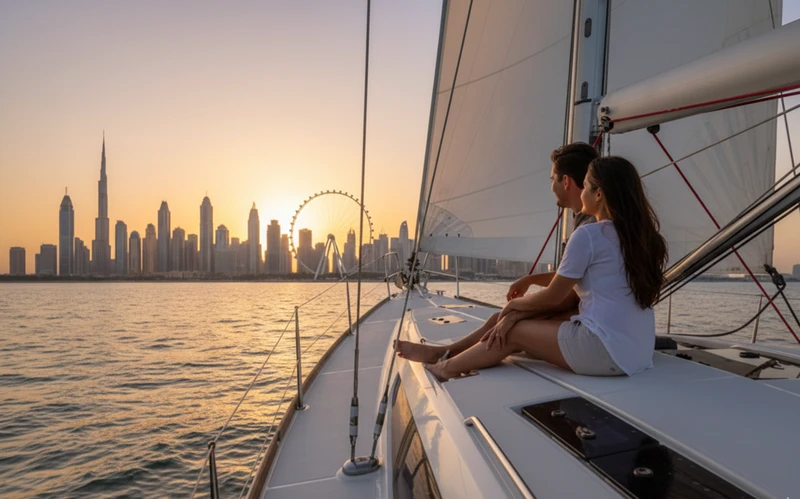 По Персидскому заливу — морская прогулка под парусом с купанием – групповая экскурсия