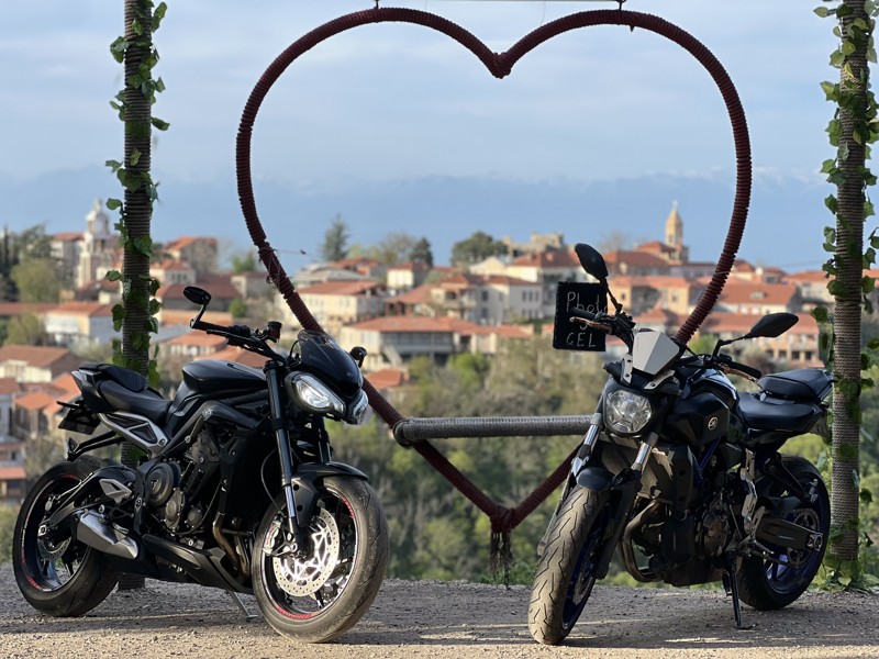 На мотоцикле — в город любви Сигнахи – индивидуальная экскурсия
