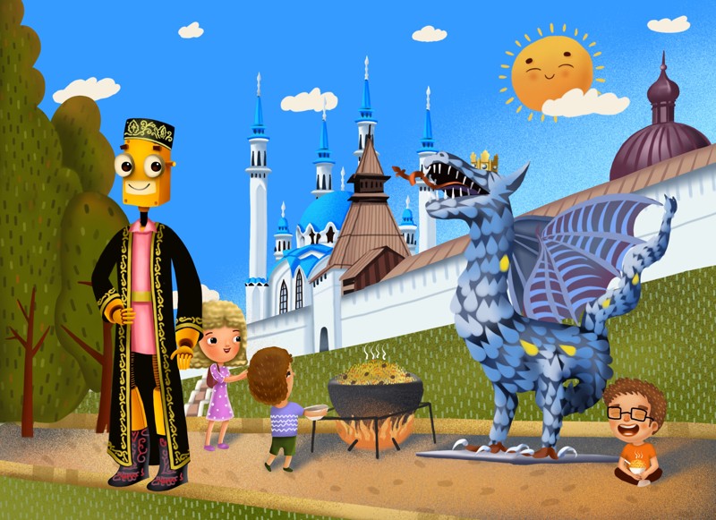 Семейная прогулка по Казанскому кремлю с иммерсивным аудиогидом – индивидуальная экскурсия
