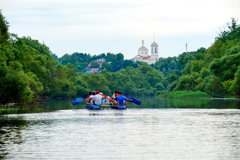 Сплав по Протве с обзорной экскурсией по Боровску – групповая экскурсия