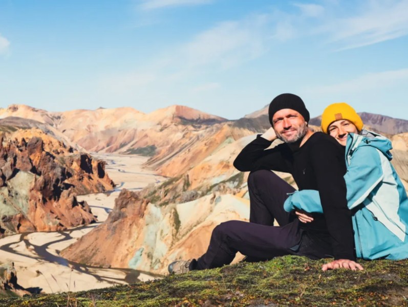 Цветные горы, кратеры и лавовые поля: треккинг по центральной Исландии с проживанием в палатке – авторский тур