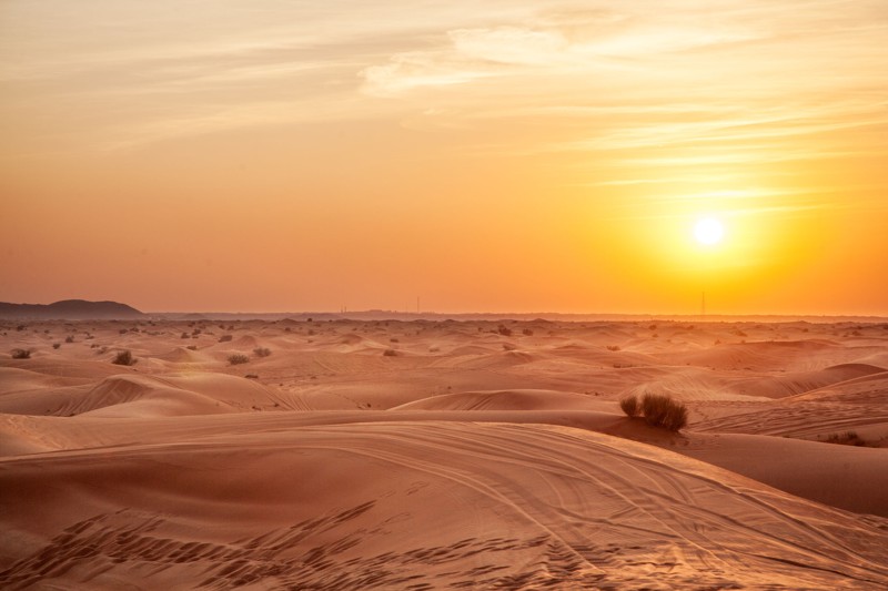 Оазис Вади Шаб с закатом в пустыне – индивидуальная экскурсия