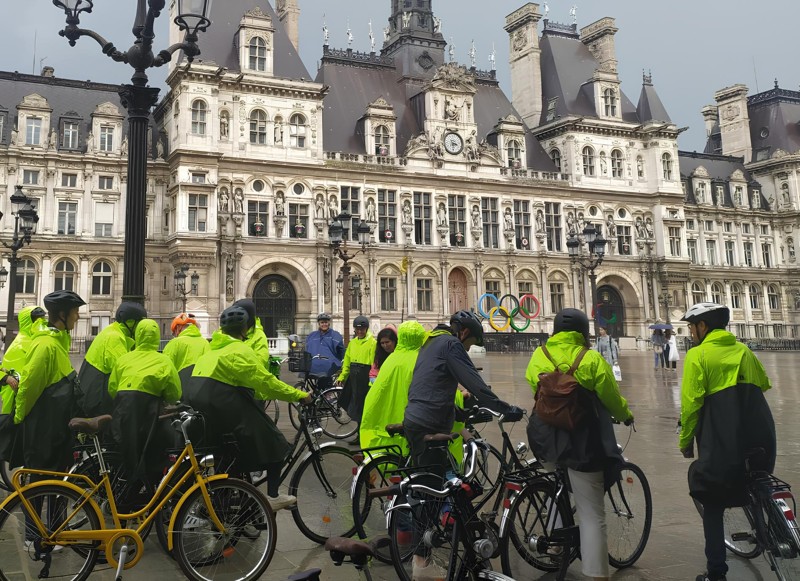 По историческому центру Парижа — на велосипедах – групповая экскурсия