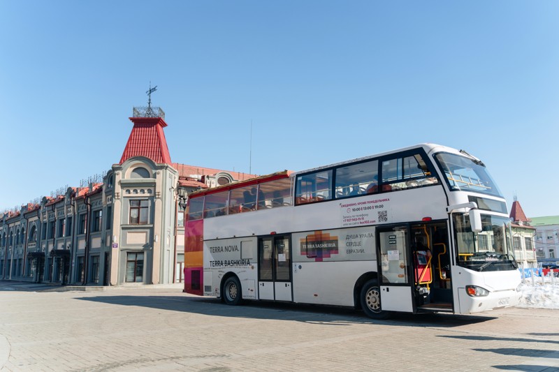 По Уфе — на двухэтажном автобусе – групповая экскурсия