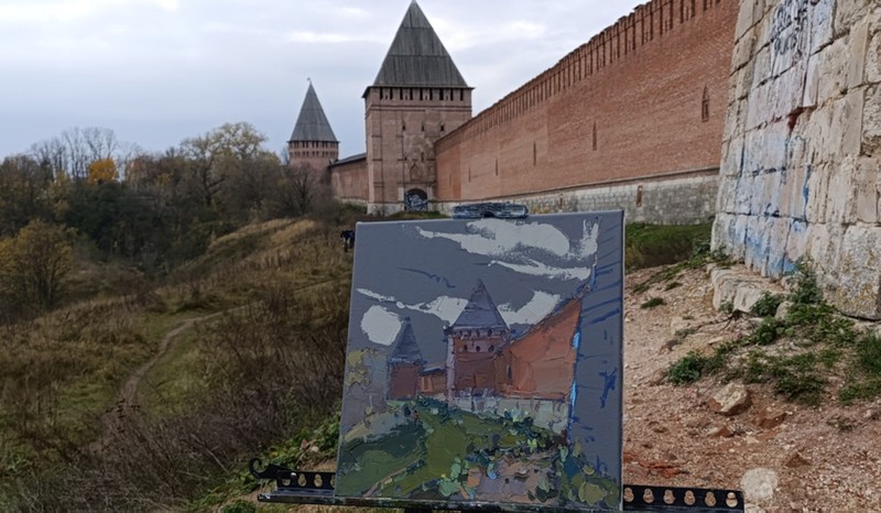 Рисуем старинный русский город: пленэр в Смоленске – индивидуальная экскурсия