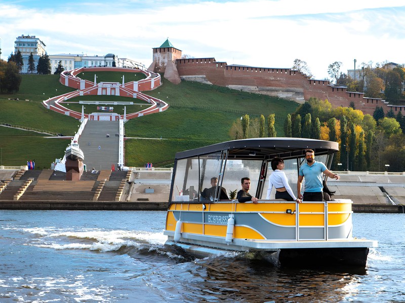 Обзорная прогулка на катере вдоль Нижегородских красот – индивидуальная экскурсия