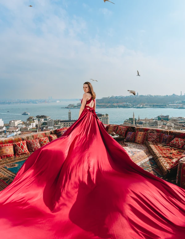 Фотосессия на крыше Стамбула с чайками – индивидуальная экскурсия