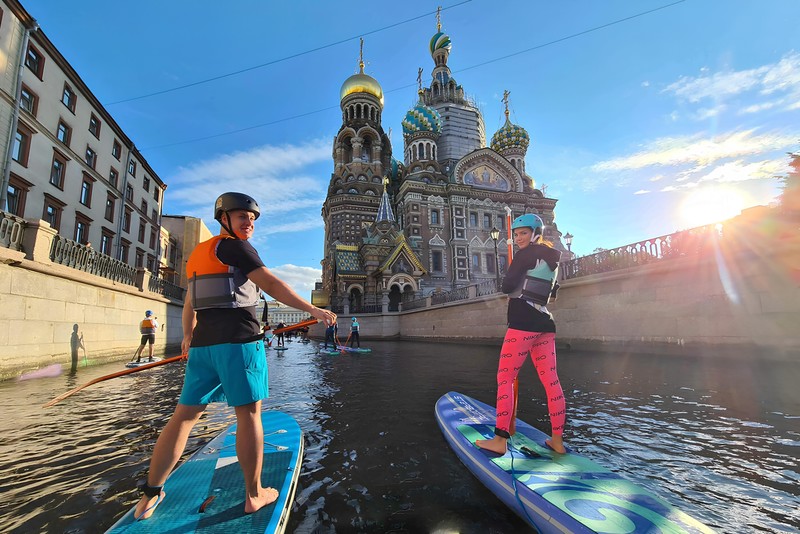 Сап-прогулка по центру Петербурга (в мини-группе) – групповая экскурсия