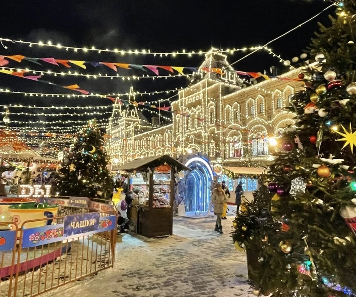 Огни новогодней Москвы – групповая экскурсия