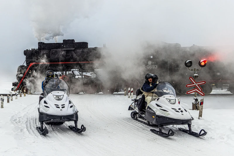 По зимней Карелии — на снегоходе – индивидуальная экскурсия
