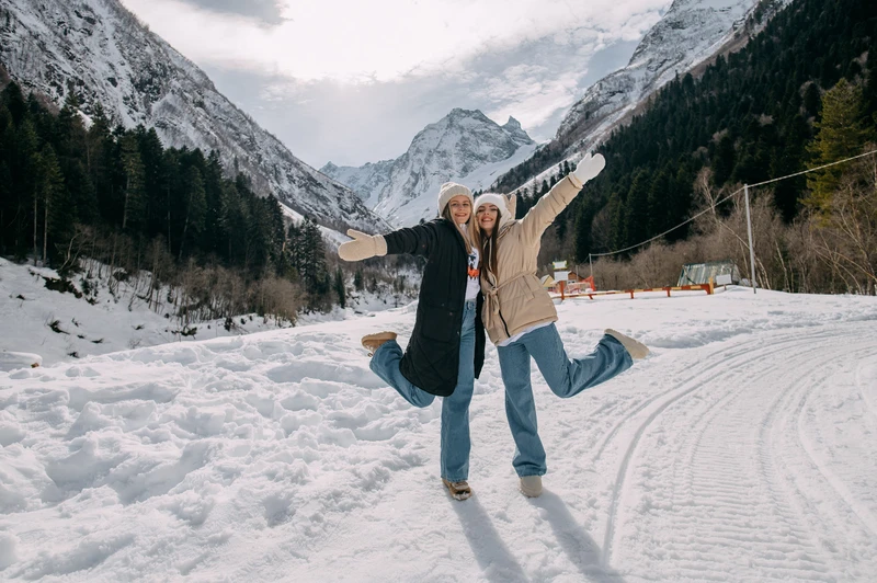 Выходные в Домбае с фотографом, барбекю-вечеринкой, игристым и глинтвейном (из Ростова-на-Дону) – авторский тур