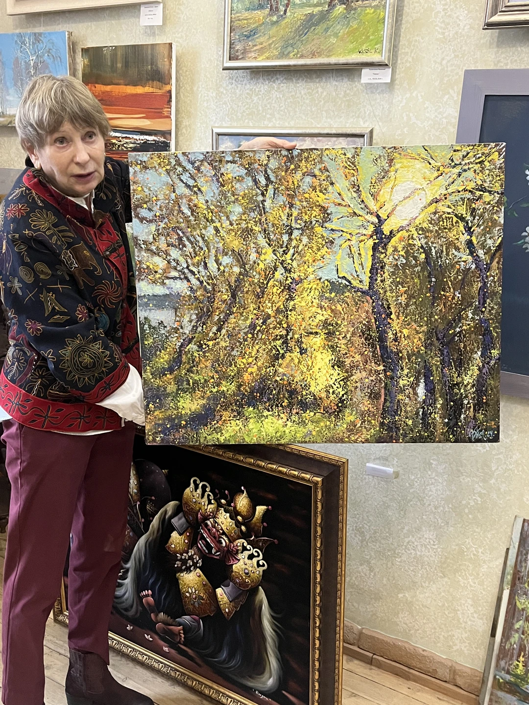 Отзыв о экскурсии "Пост-Малевич, пост-Шагал: мэтры и последователи в галерее «Стена»" — фото 1